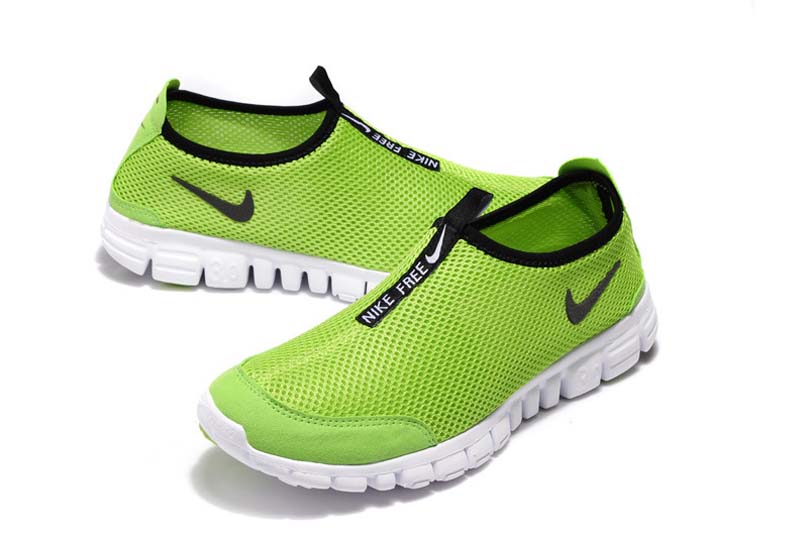 nike 3.0 chaussures de course de femmes libres nouveau noir vert (4)